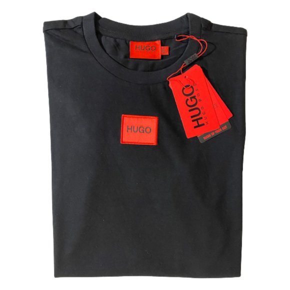 Hugo Boss Other - NWT HUGO BOSS Men's Black Crew-neck T-Shirt With Red logo label Size S, M, L